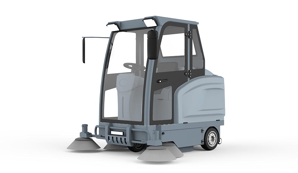 2000滚塑全封闭扫地车